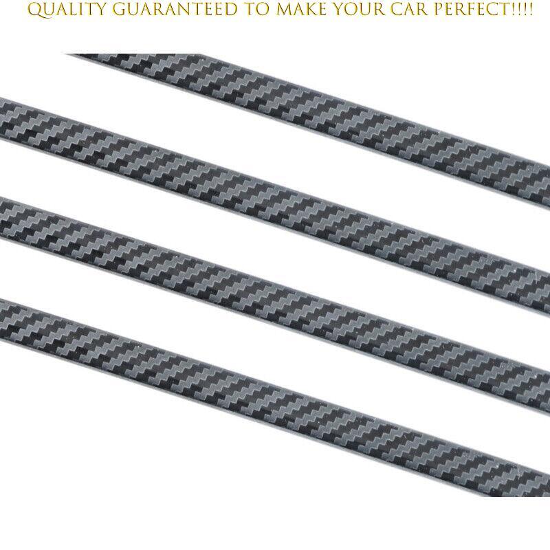 Carbon Fiber Inner Windows Sill Molding Trim for Toyota Highlander 2014-2019