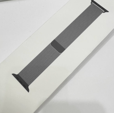 NEW Original Apple Watch band Milanese Loop 40/41/42/45/46/49mm Space Black