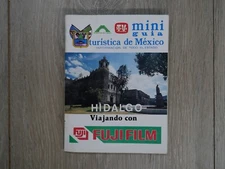 Vintage Fujifilm Mini Guide Tourist of Mexico - Hidalgo 1989 In Espanol