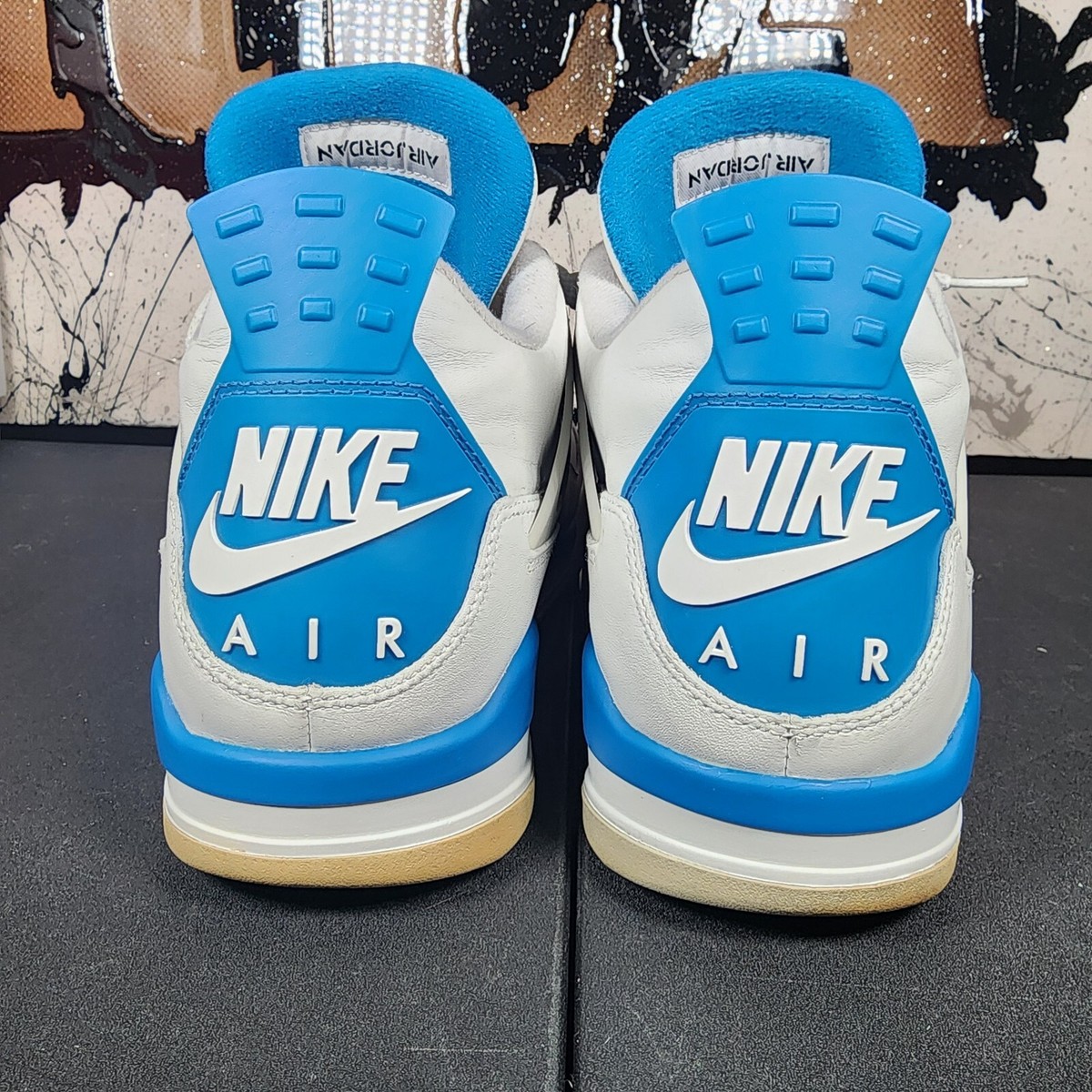 2012 Nike Air Jordan 4 Military Blue Size 13 [308497-105  display picture 1