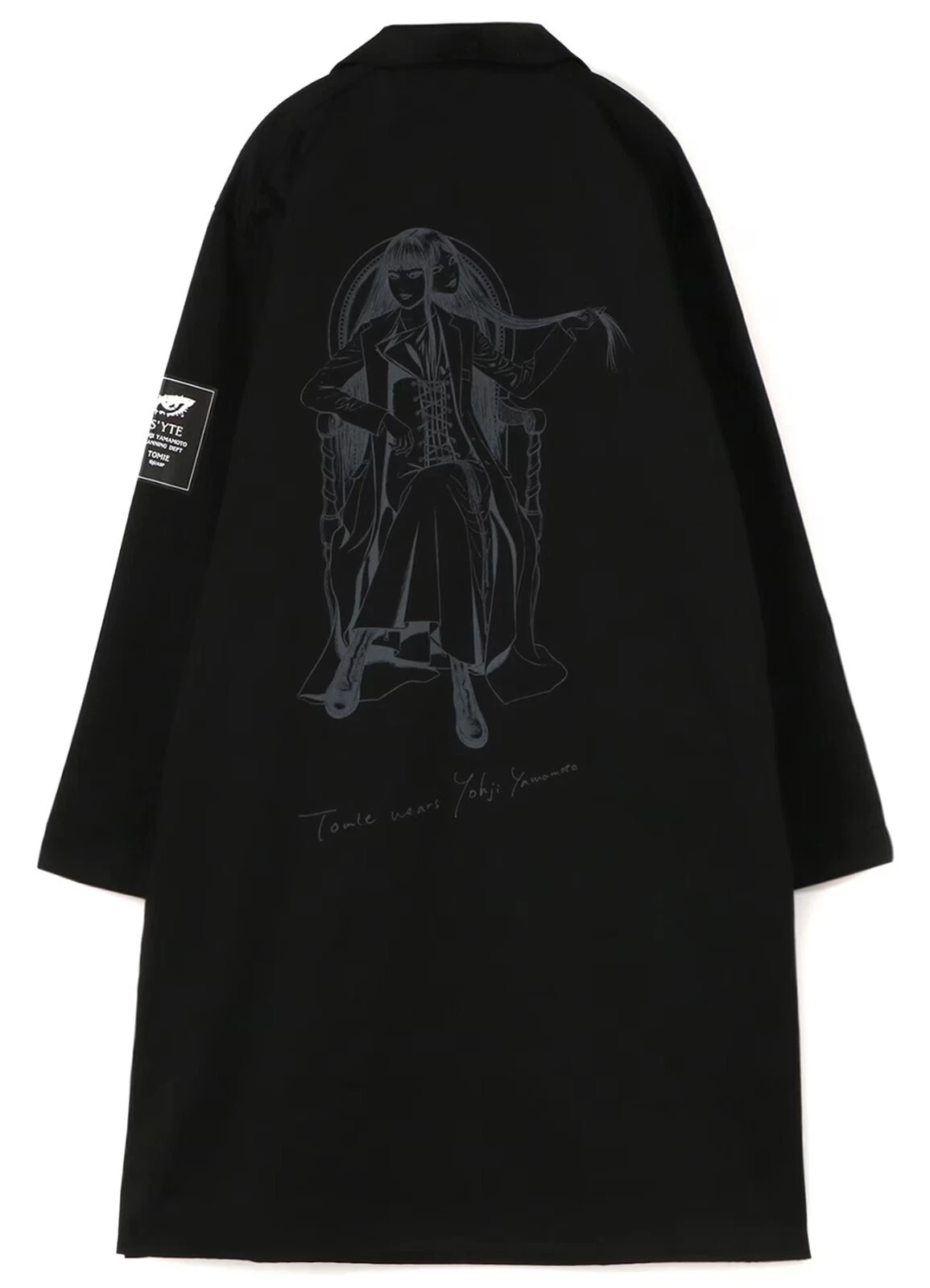 COACH Giacca lunga allenatore cappotto ingegnere S'YTE x Junji Ito Yohji Yamamoto Tomie taglia 3