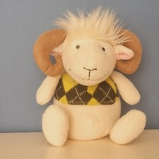 Jellycat Ram Goat New Sheep Tank Topper Retired Rare vintage lamb