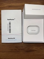 HEARING AIDS, RECHARGEABLE DIGITAL OTC TooPower NEW beige 