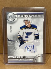 Matthew Kessel 136/999 Future Watch Auto 2023-24 Upper Deck SP Authentic (PH)