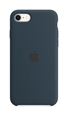 #ad NEW OEM Apple MN6F3ZM A Abyss Blue Silicone Case Cover for iPhone 8 7 6 6S SE $16.10