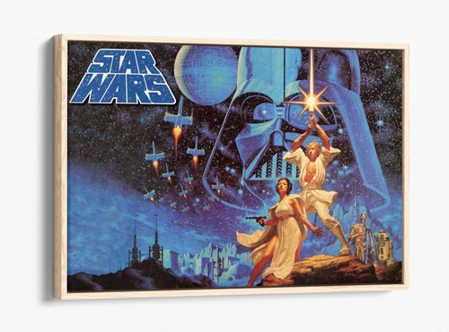 PÓSTER DE STAR WARS - FLOTADOR PROFUNDO/EFECTO FLOTADOR ENMARCADO LONA IMPRESIÓN ARTÍSTICA- - Imagen 11 de 12