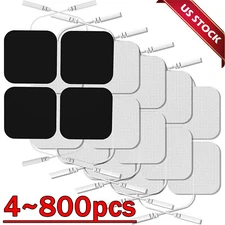 40 TENS Electrode Pads EMS Replacement Unit 7000 3000 2x2 Muscle Stimulator BULK
