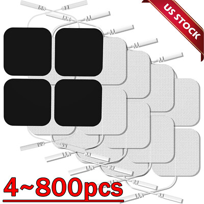 #ad 40 TENS Electrode Pads EMS Replacement Unit 7000 3000 2x2 Muscle Stimulator BULK $191.88