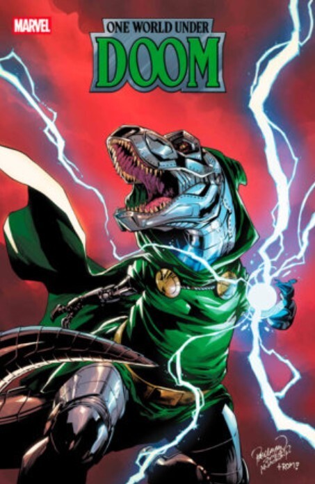 🤖  ONE WORLD UNDER DOOM #6 CARLO PAGULAYAN DOOMASAUR VARIANT *8/06/25