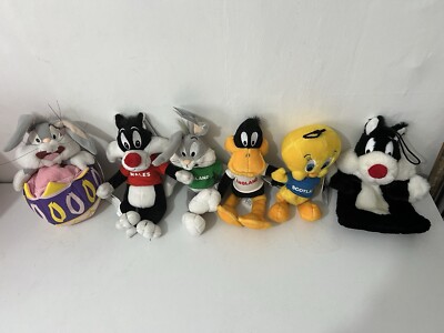 Looney Tunes Bugs Bunny Daffy Ente Sylvester Tweety Pie Konvolut Plüschtiere