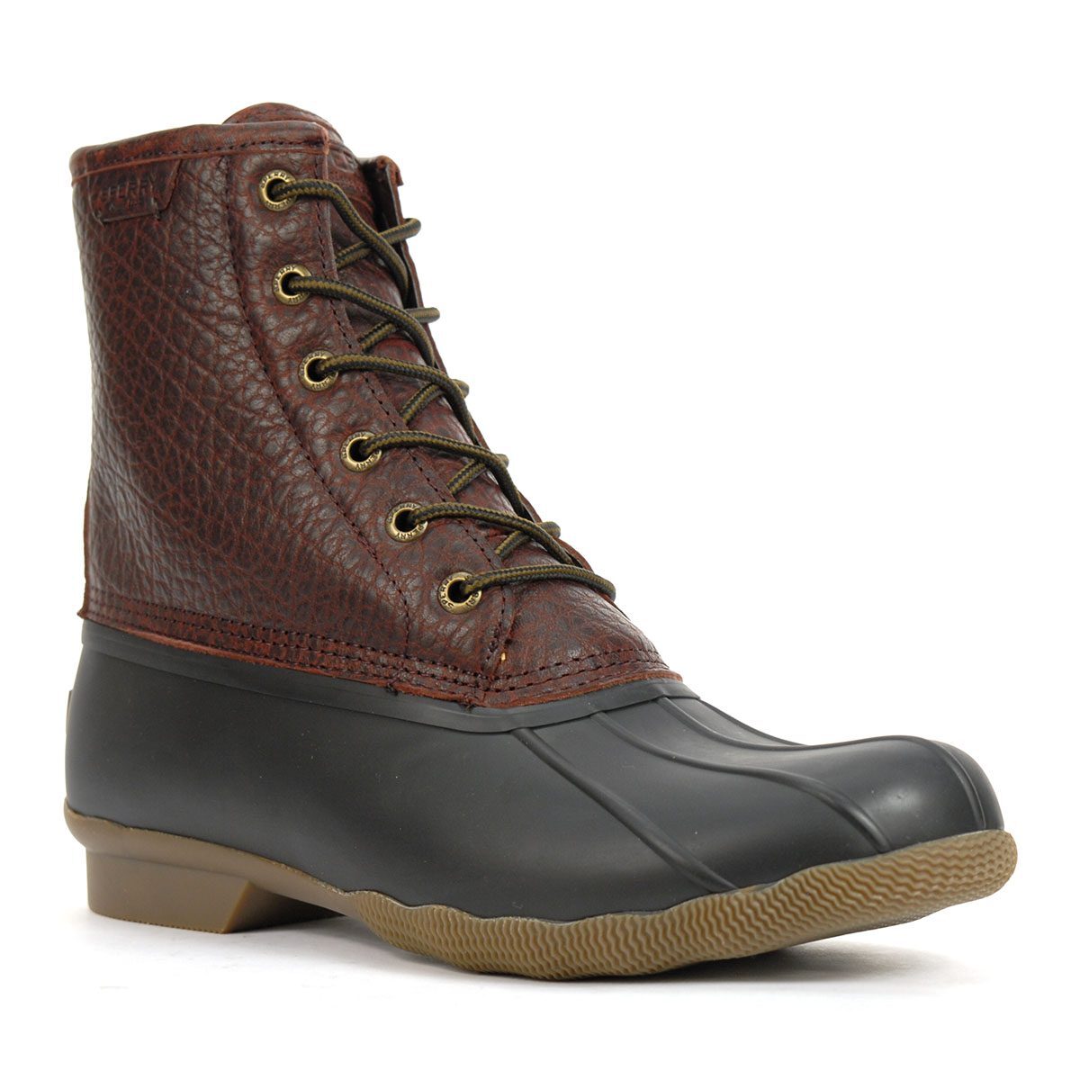 Sperry STS10548bBrown Leather and Black Rubber Duck Boots Sz 10 Sperry Women main image 4