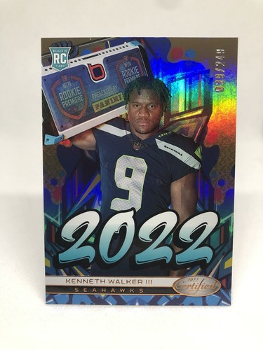2022 Certified 2022 Mirror Bronze /249 Kenneth Walker III #2022-15 Rookie RC PWE