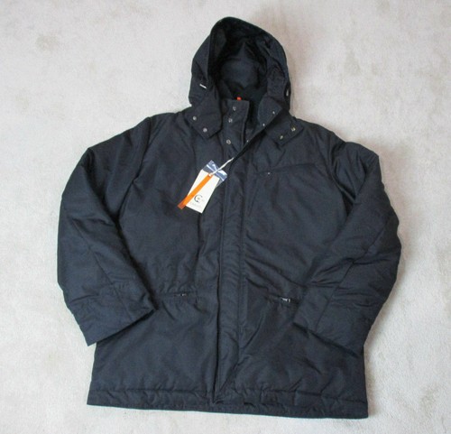 NUOVO Cerruti 1881 Giacca adulti Extra Large Nero Cerniera Intera Cappotto  Con Cappuccio Da Uomo Italia | eBay