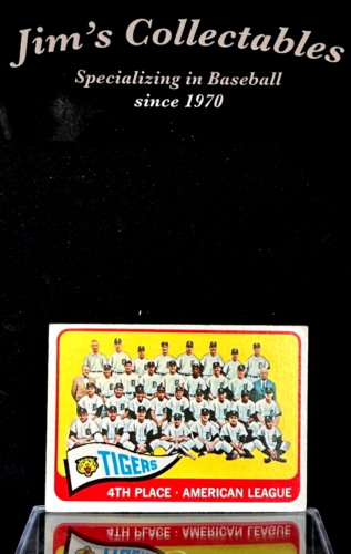 1965 Topps Baseball #173 Detroit Tigers Team