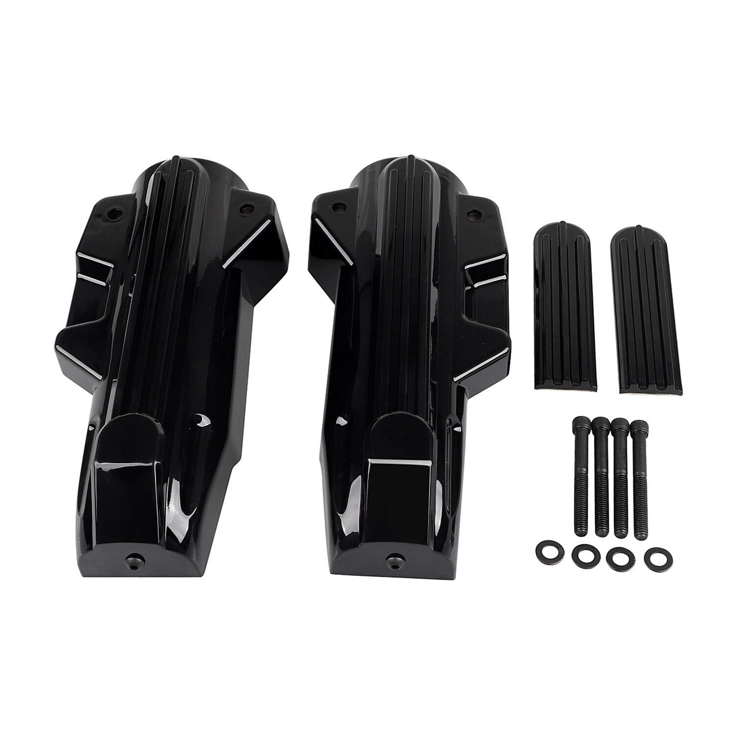 Lower Fork Covers Upper Fork Slider Accent For Harley Touring FLH Models 2014-Up