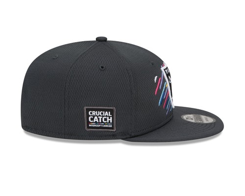 Las Vegas Raiders New Era Crucial Catch 9FIFTY Adjustable Hat - Gray - Picture 6 of 8