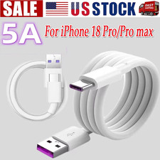 IPhone 18/17 Pro Max Plus USB-A Cable Fast Charger Type C Charging Data lot Cord