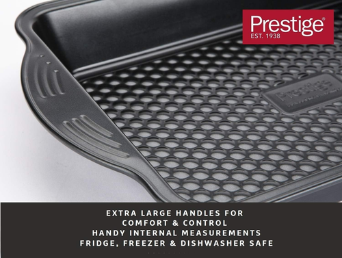 Prestige Aerolift Roasting Tray Non Stick, Dishwasher Safe Oven Tray with Large - Picture 6 of 12