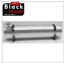 6'' x24" Universal Fuel Tank 2-5/8 Gallons 1/4'' NPT Gas Tank For Rat Rod /Truck