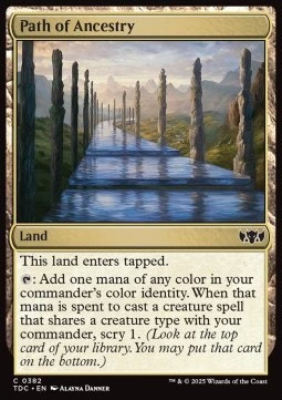 Magic/MTG Path of Ancestry TDC-382 Common Englisch Neu