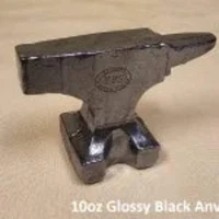 10 oz Black Anvil 999+ Fine Silver Bullion Bar Yeager's Poured Silver - YPS