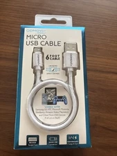 Gomovi By Vivitar Micro USB Cable 6foot New