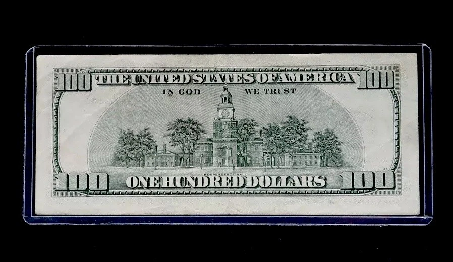 2001 $100 Dollar Star Note Federal Reserve Cleveland Serial # CD00731535* - Image 2 of 4