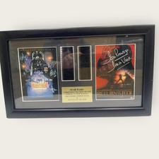Star Wars Darth Vader David Prowse Signed Film Cells COA PhotoProof Ltd 106/1000