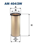SekundäRluftfilter Filtron AM 404/2W Filtereinsatz FüR Renault Midliner TR TBH