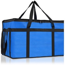 XXXL Insulated Food Delivery Bag Pizza Grocery Catering Cooler 23x15x14" Fold