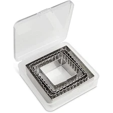 Mrs. Anderson’s Baking Cookie Fondant Cutters, Graduated Squares, Stai