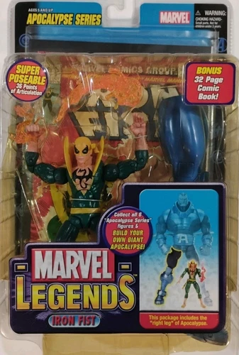 MARVEL LEGENDS PUÑO DE HIERRO APOCALIPSIS SERIE BAF CONSTRUIR UNA FIGURA TOY BIZ 2005