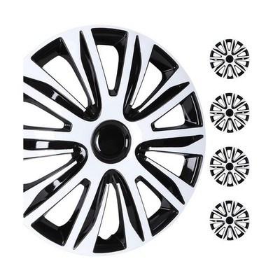 WolfX 16 Inch Hubcaps Set of 4 Wheel Rim Cover (Only Fit for Iron Hub) ABS Ma...