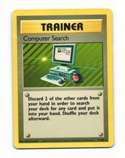 Computer Search 71/102 Rare Base Set Unlimited Pokemon DMG