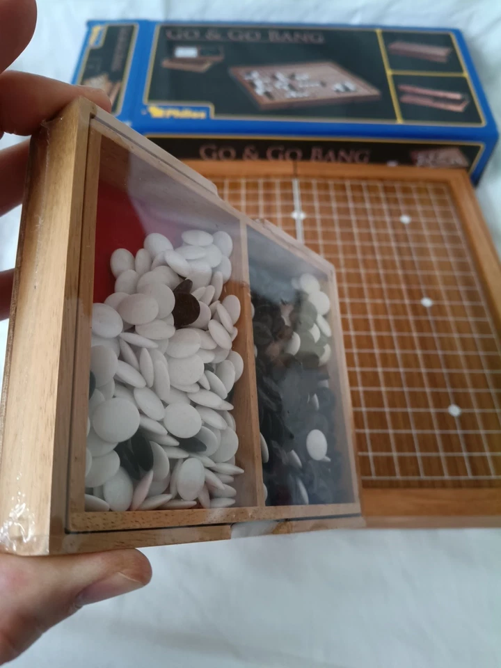 Philos Go & Go Bang Board Game 2 Player Strategy Wooden Case UNUSED - see Descri - Image 2 of 4