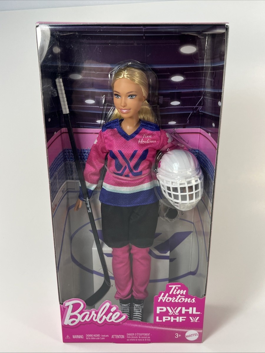 Barbie Tim Hortons Mattel 2025 PWHL Hockey Player Doll Canada