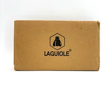 Laguiole Via Rail Canada Steak Knife Set Rosewood Handles in Wood Box (6 knives)