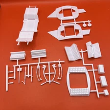 Barris Raiders Coach Chassis Suspension Body Seats  Model Parts MPC 1:25 New