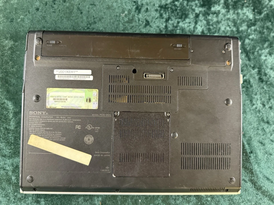 索尼 Vaio PCG-6N1L 非功能性笔记本电脑 适用于零件 — 第 3/4 张图片