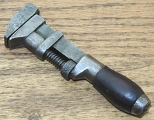 RARE 1869 L. COES & Co. WORCESTER 4 3/4"  "BABY COES" ADJUSTABLE WRENCH
