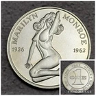Marilyn Monroe Silver Art Round 1 oz .999 Fine Silver