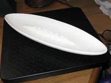 ROYAL HAEGER MCM MID-CENTURY MOD WHITE BOAT SHAPED RETRO ART POTTERY ASHTRAY