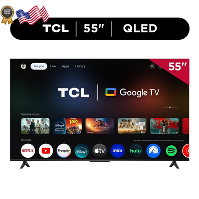 TCL 55 Inch Q Series 4K QLED UHD HDR Smart Google TV New 2025