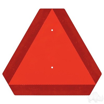 RHOX Slow Moving Vehicle Emblem, Aluminum  Part#  -  ACC-0031