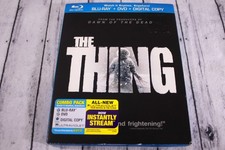 The Thing Blu-ray  DVD  Digital Copy, 2011  OOP Embossed Slipcover 