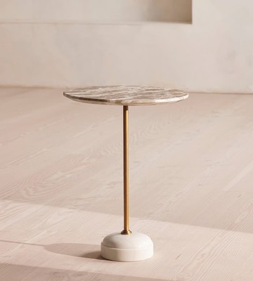 Fleet Side Table, Medium/Mid Height Marble