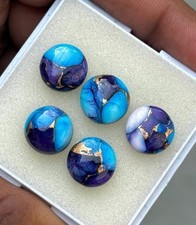 Violet Candy Turquoise Cabochon AAA Grade Round Cabochon Loose Gemstone