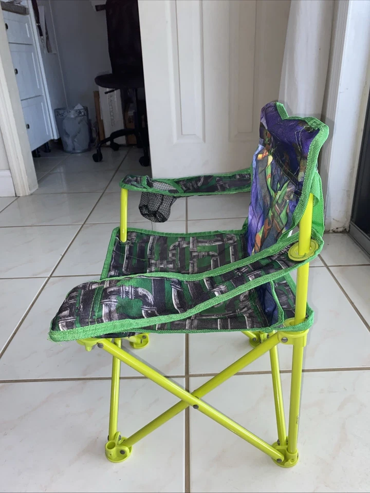 Teenage Mutant Ninja Turtles - Silla TMNT plegable para patio césped puerta trasera niño Foto 2 de 4