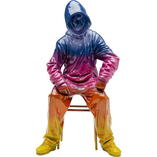 Deko Figur Deko Objekt Menschen Motiv Polyresin Figur Mehrfarbig Kare Design-image