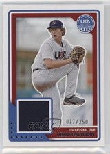 2023 Panini USA Baseball Stars & Stripes Material /250 Adam Hachman #USAM-AH r9d